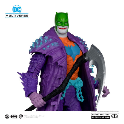 DC Multivese Action figürü Batman (Dark Nights: Death Metal) Jokerize (Altın Etiket) 18 cm