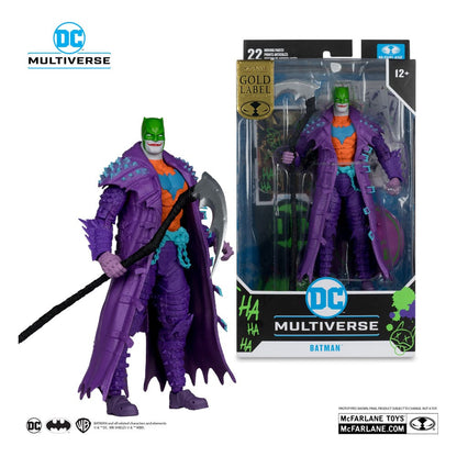 DC Multivese Action figürü Batman (Dark Nights: Death Metal) Jokerize (Altın Etiket) 18 cm