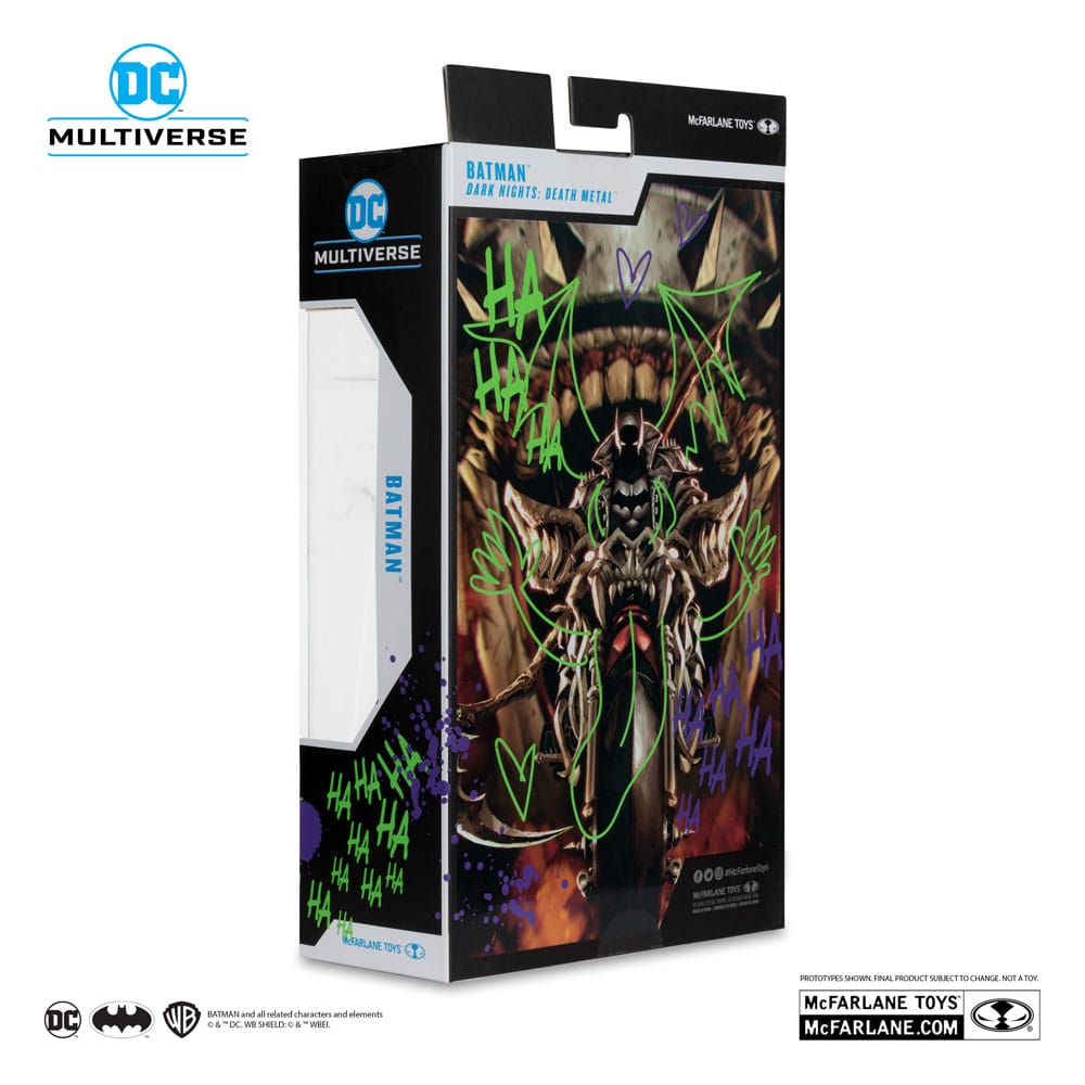 DC Multivese Action figürü Batman (Dark Nights: Death Metal) Jokerize (Altın Etiket) 18 cm