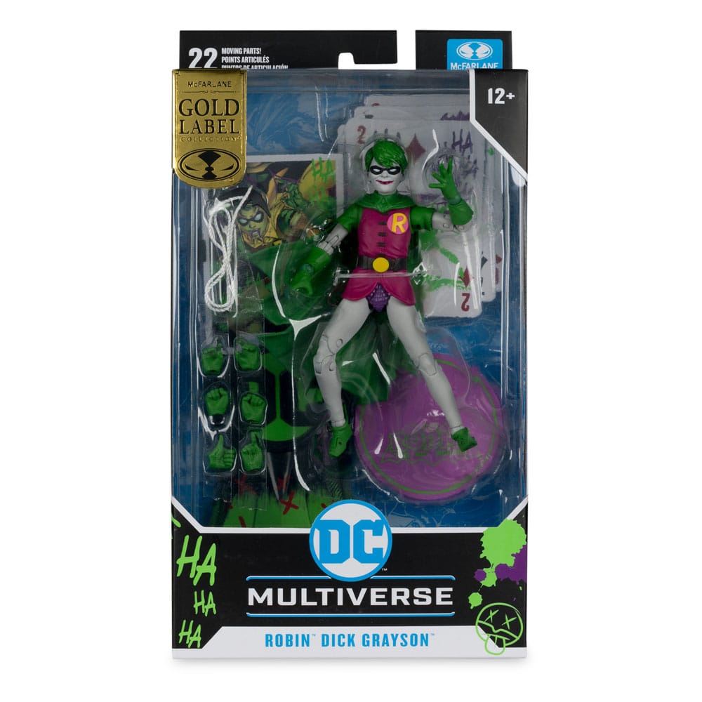 DC Rebirth DC Multiverse Action Figur Robin (Dick Grayson) (Jokerized) (Gold Label) 18 cm