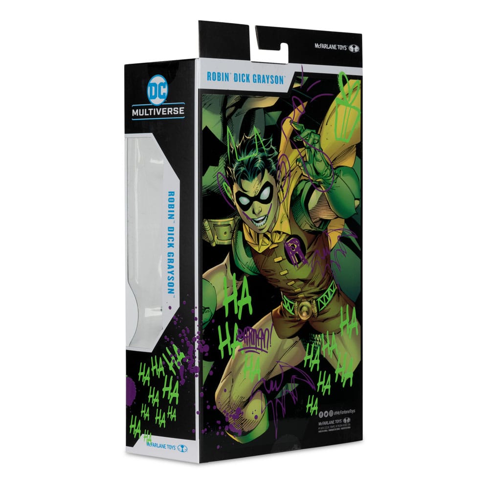 DC Rebirth DC Multiverse actiefiguur Robin (Dick Grayson) (Jokerized) (Gold Label) 18 cm