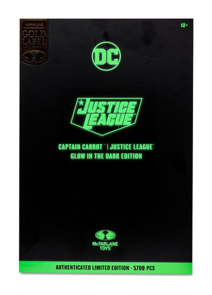 DC Multiverse Action Figure Captain Carrot (Justice League Incarnate) Glow in the Dark Edition (Gold Label) 18 cm