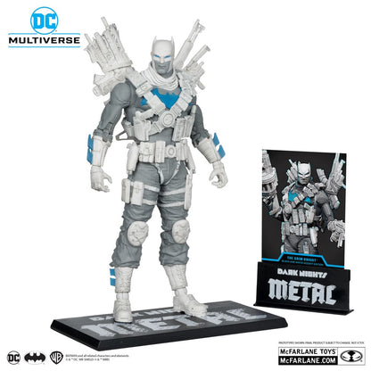 DC Multiverse actie Figuur The Grim Knight (Dark Nights Metal) (Black & White Accent Edition) (Gold Label) 18 cm