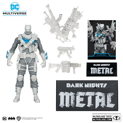 DC Multiverse actie Figuur The Grim Knight (Dark Nights Metal) (Black & White Accent Edition) (Gold Label) 18 cm