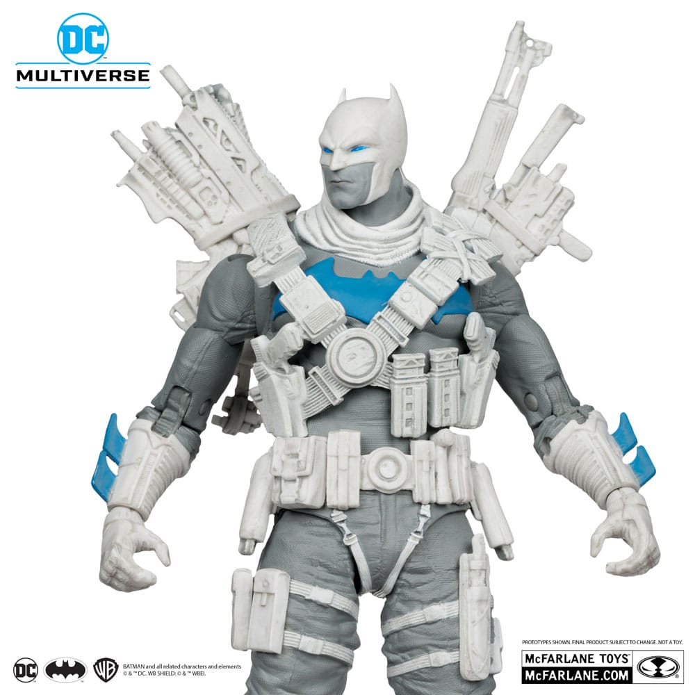 DC Multiverse actie Figuur The Grim Knight (Dark Nights Metal) (Black & White Accent Edition) (Gold Label) 18 cm