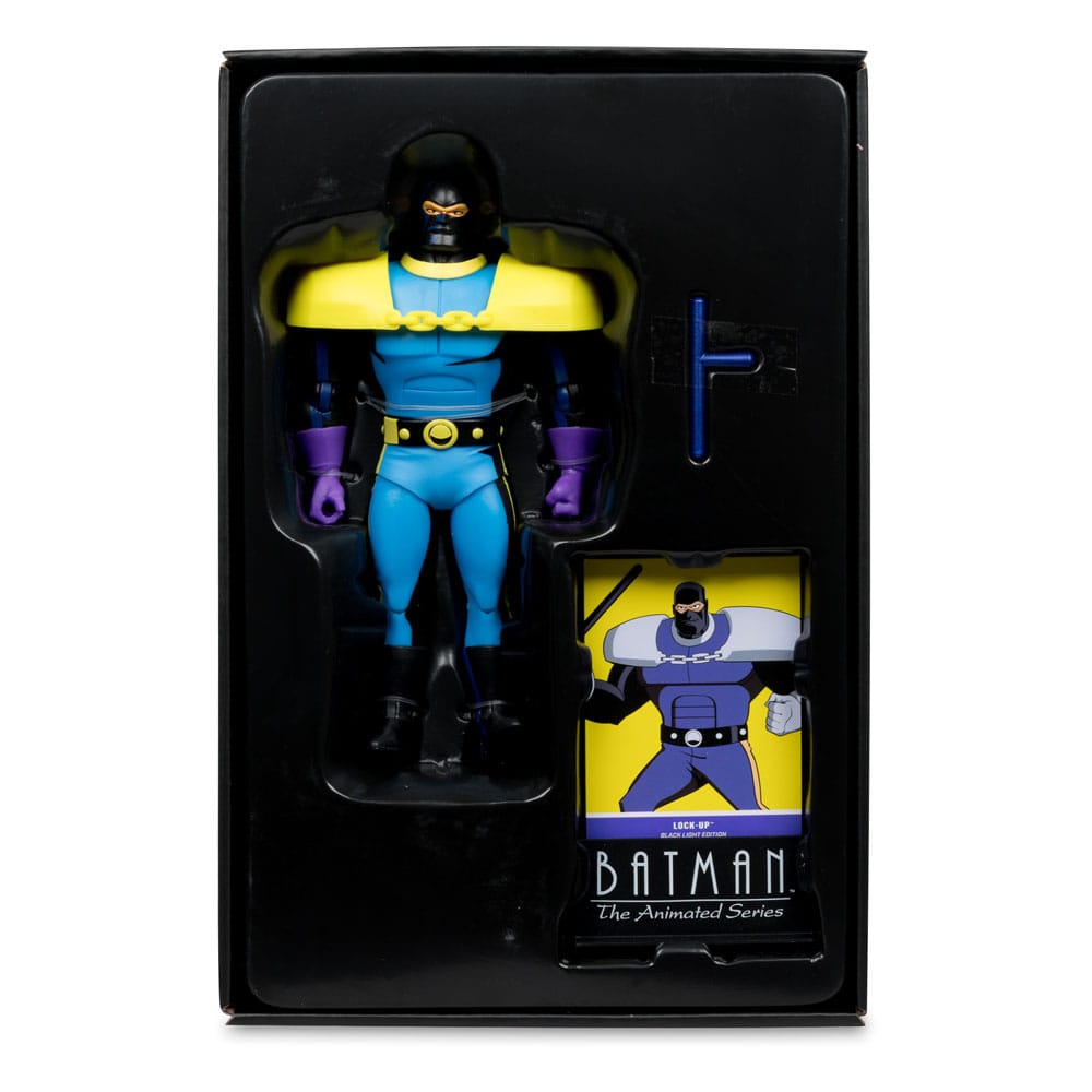 Batman: Den animerade serien DC Direct Build-A Action Figures Wave 5 Lock-up Black Light Edition (Gold Label) 15 cm