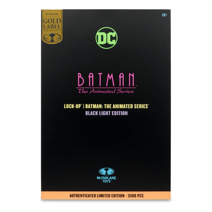 Batman: Den animerade serien DC Direct Build-A Action Figures Wave 5 Lock-up Black Light Edition (Gold Label) 15 cm