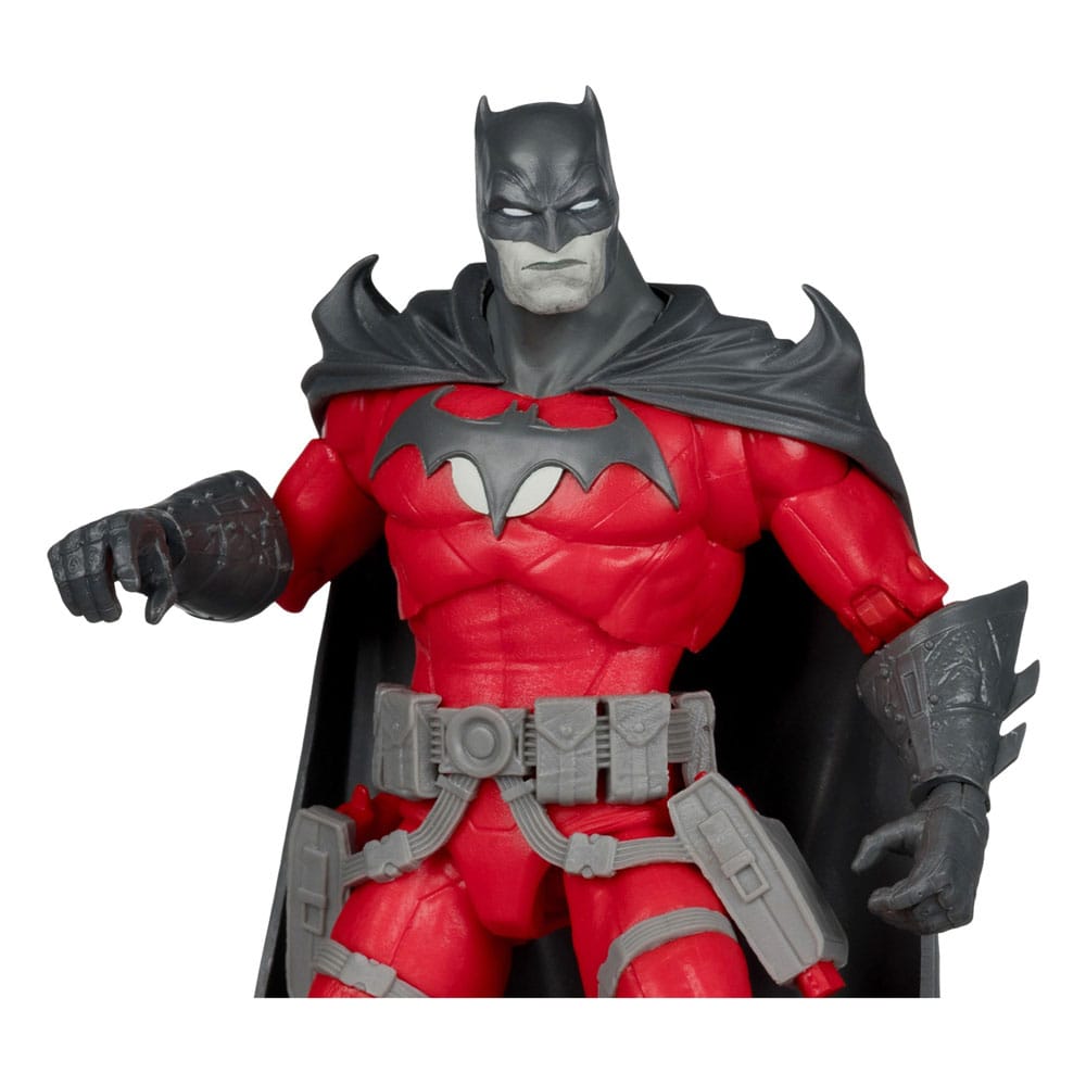 DC Multiverse Action Figure Batman (Flashpoint) (Black & White Accent Edition) (Etichetta Oro) 18 cm