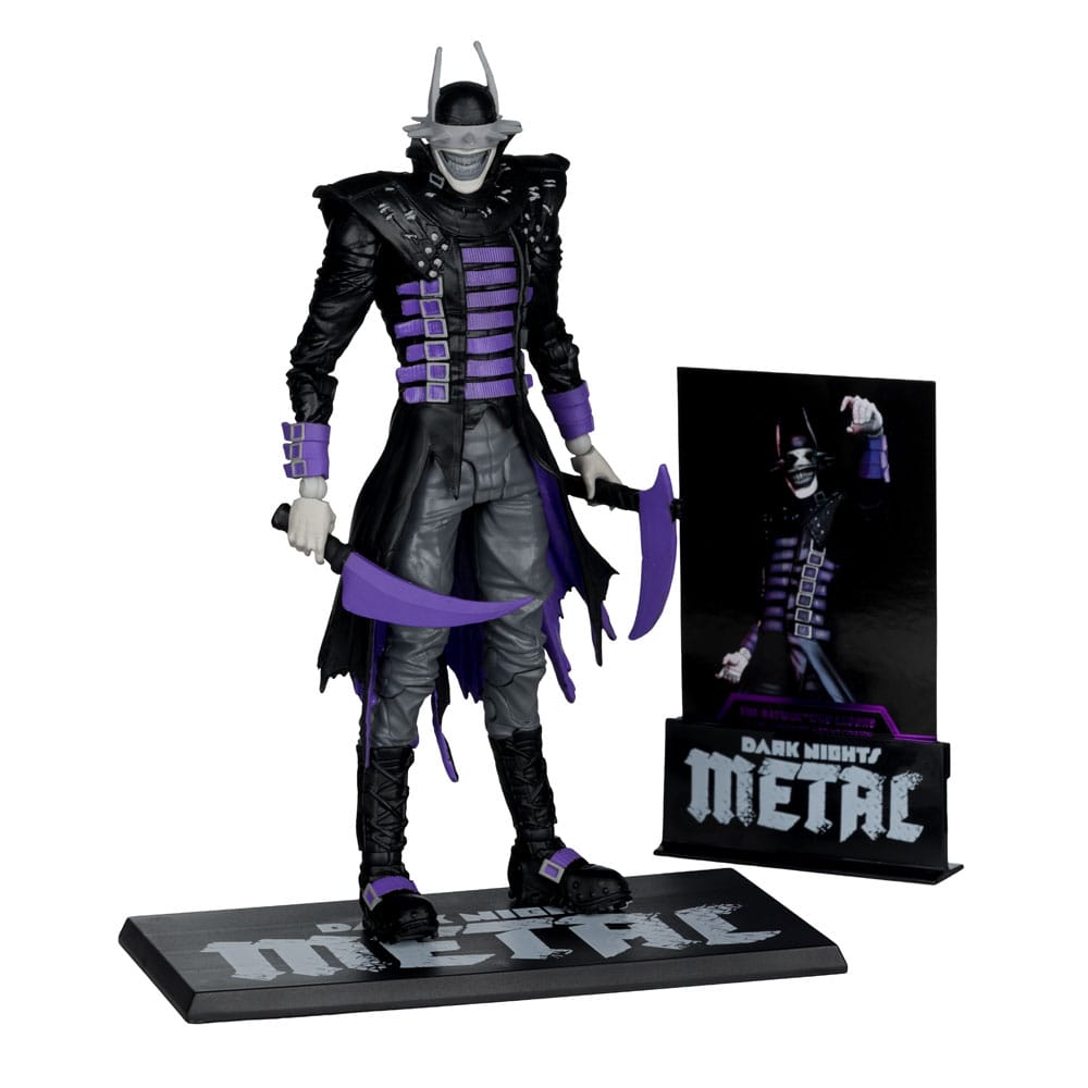 DC Multiverse actiefiguur The Batman Who Laughs (zwart-wit met accent) (gouden label) 18 cm