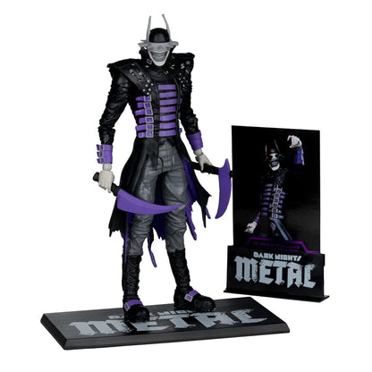 DC Multiverse actiefiguur The Batman Who Laughs (zwart-wit met accent) (gouden label) 18 cm