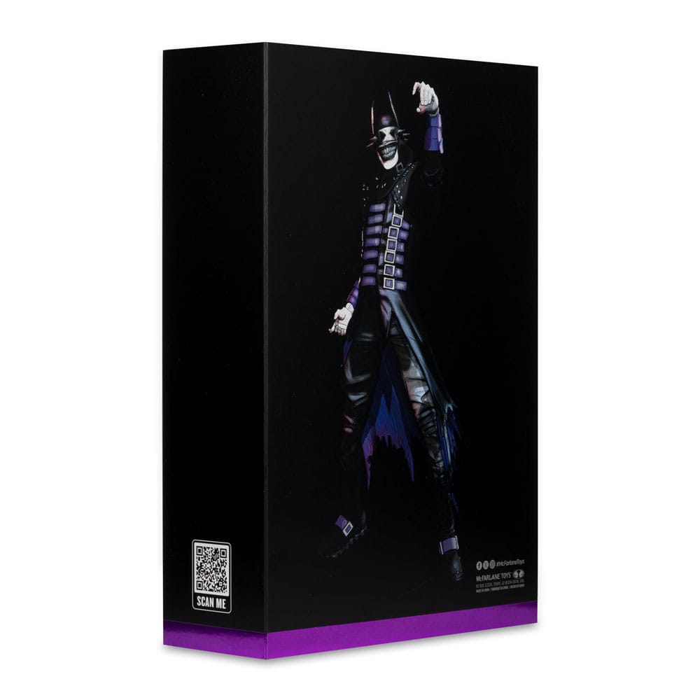 DC Multiverse actiefiguur The Batman Who Laughs (zwart-wit met accent) (gouden label) 18 cm