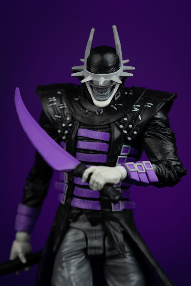 DC Multiverse actiefiguur The Batman Who Laughs (zwart-wit met accent) (gouden label) 18 cm