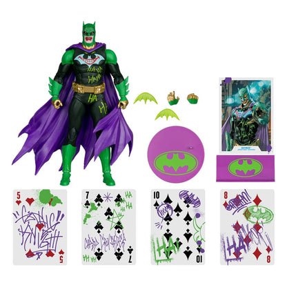 DC Multiverse actiefiguur Batman (Joker War) (Jokerized) (gouden label) 18 cm