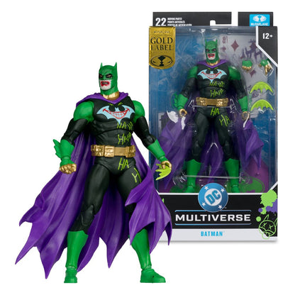 DC Multiverse Action Figure Batman (Joker War) (Jokerizzato) (Etichetta Oro) 18 cm