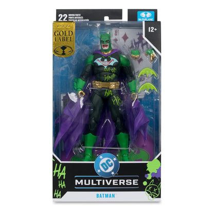 DC Multiverse actiefiguur Batman (Joker War) (Jokerized) (gouden label) 18 cm
