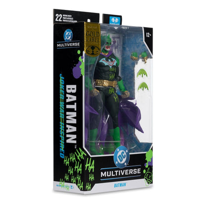 DC Multiverse Action Figure Batman (Joker War) (Jokerizzato) (Etichetta Oro) 18 cm