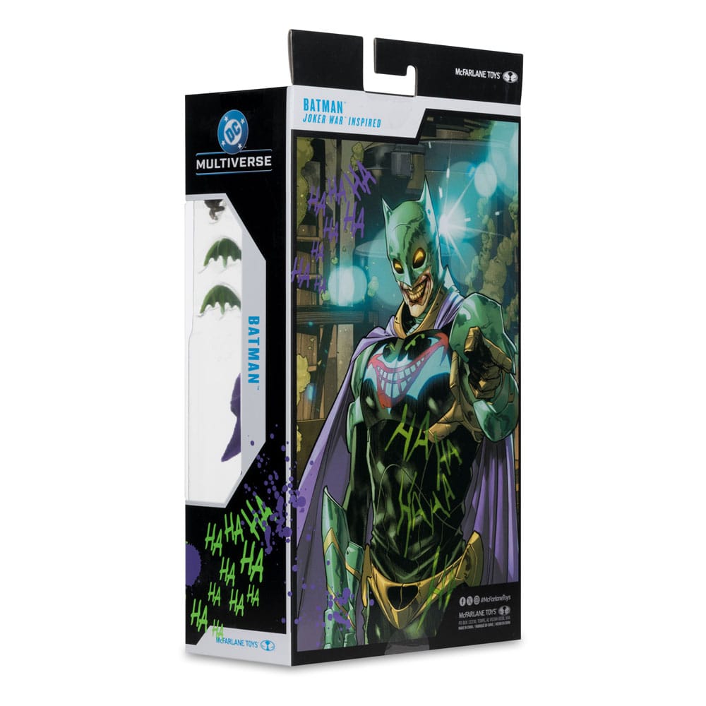 DC Multiverse Action Figure Batman (Joker War) (Jokerizzato) (Etichetta Oro) 18 cm