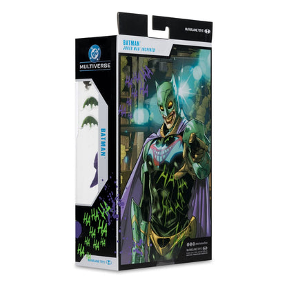 DC Multiverse actiefiguur Batman (Joker War) (Jokerized) (gouden label) 18 cm