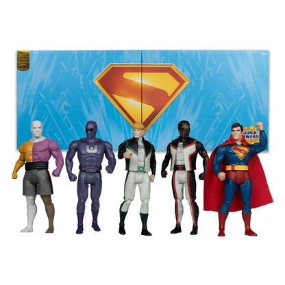 Süpermen (2025) DC Direct Super Powers Action Şekil 5 Pack Altın Etiketi 11 cm