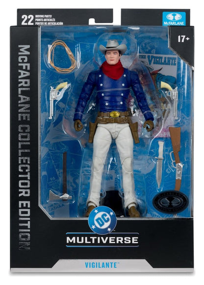 DC Multiverse Collector Edition Aksiyon Figürü Vigilante (All Star Squadron) (Collector Edition #56) 18 cm