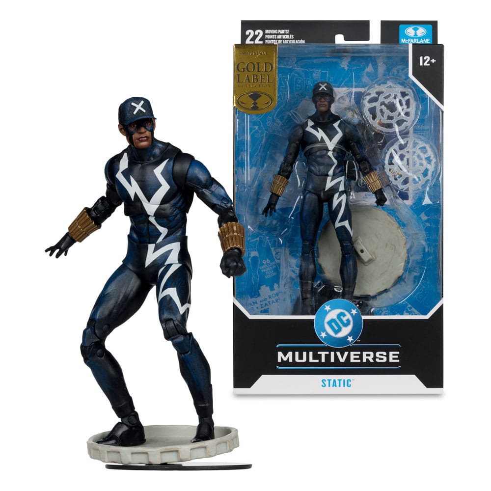 DC Multiverse Action Figure Static Shock (Prova del fuoco) (etichetta dorata) 18 cm