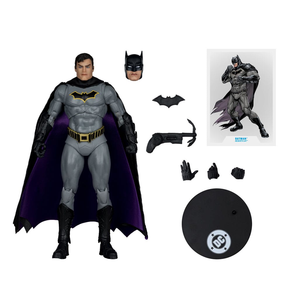 DC Rebirth DC Multiverse Aksiyon Figürü Batman (Altın Etiket) 18 cm