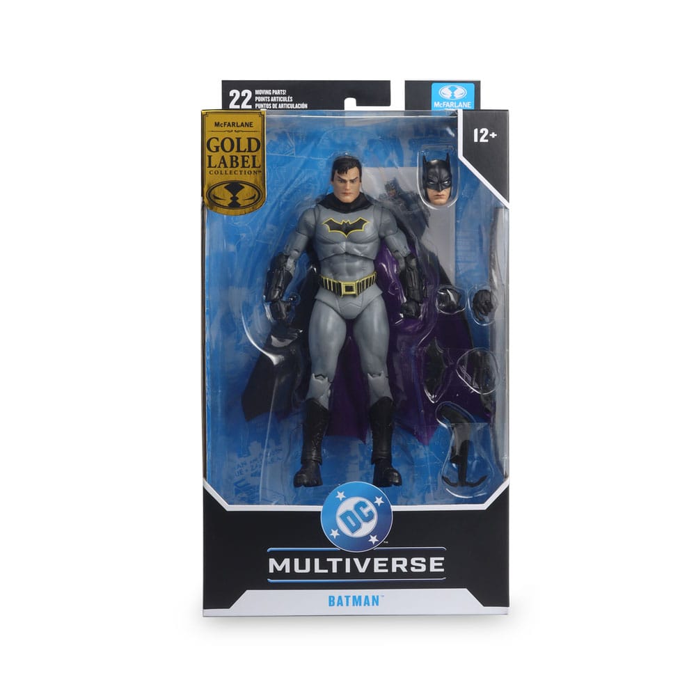 DC Rebirth DC Multiverse Aksiyon Figürü Batman (Altın Etiket) 18 cm
