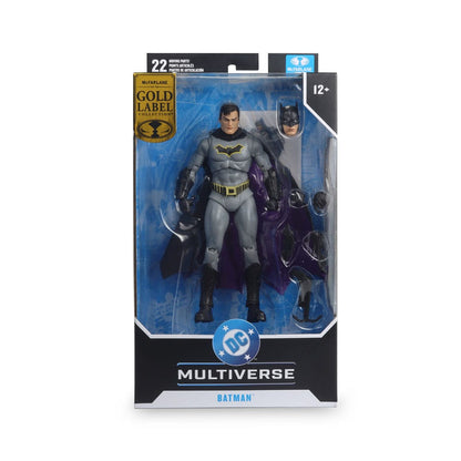 DC Rebirth DC Multiverse Aksiyon Figürü Batman (Altın Etiket) 18 cm