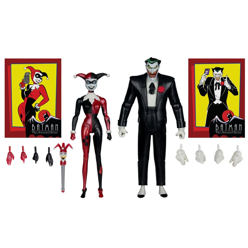 Batman: The Animated Series DC Direct Action Figurer Harley Quinn & The Joker (Mad Love) (Gold Label) 18 cm