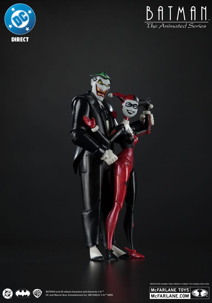 Batman: The Animated Series DC Direct Action Figurer Harley Quinn & The Joker (Mad Love) (Gold Label) 18 cm