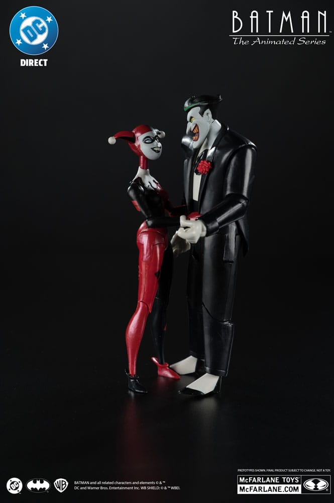 Batman: The Animated Series DC Direct Action Figurer Harley Quinn & The Joker (Mad Love) (Gold Label) 18 cm