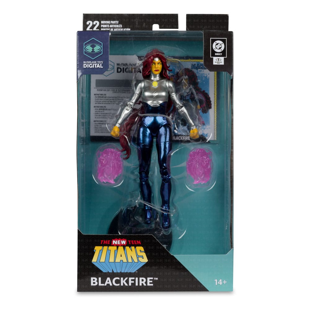 DC Direct McFarlane Toys Digital Action Figur Blackfire (The New Teen Titans) 18 cm
