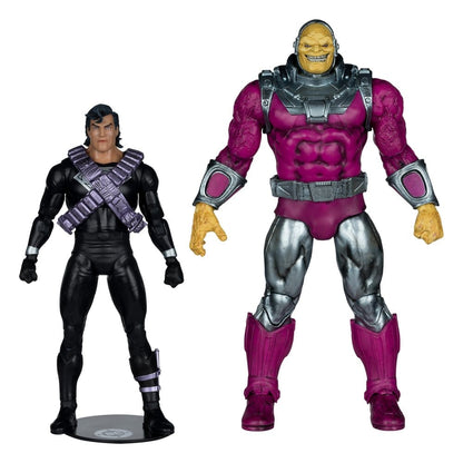 DC Multiverse Megafig Action Figur 2-Pack Mongul vs Superman (Return of Superman) 25 cm