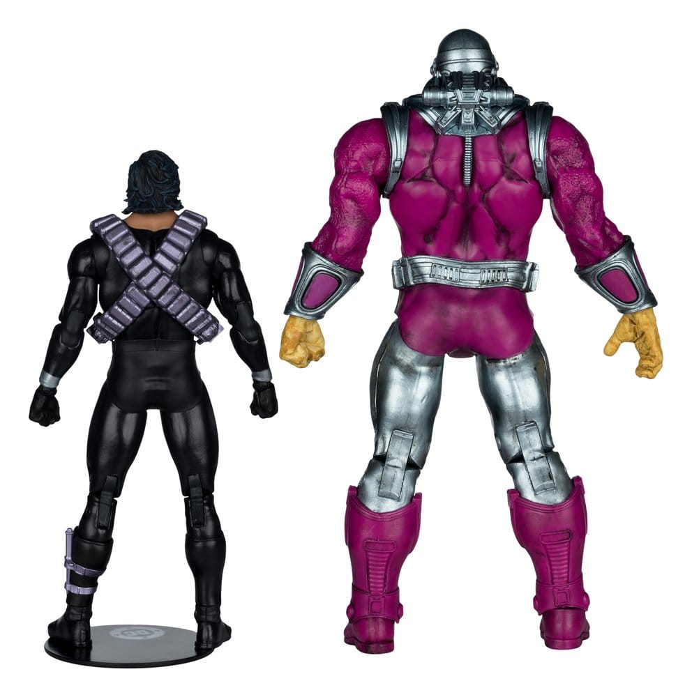 DC Multiverse Megafig Action Figure Confezione da 2 Mongul vs Superman (Il ritorno di Superman) 25 cm