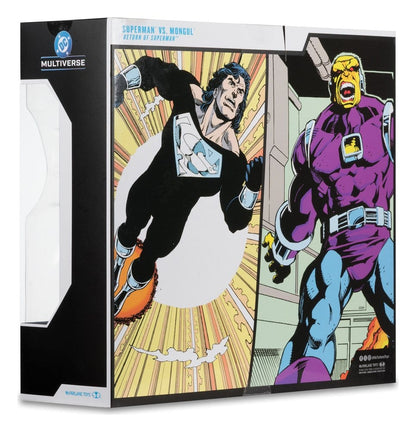 DC Multiverse Megafig Action Figur 2-Pack Mongul vs Superman (Return of Superman) 25 cm