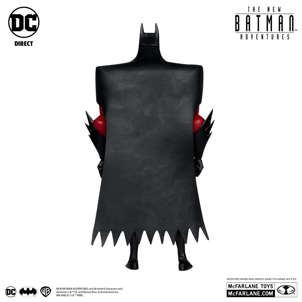 Den nye Batman Adventure DC Direct 1/6 Action Figur Batman (sølv) 15 cm