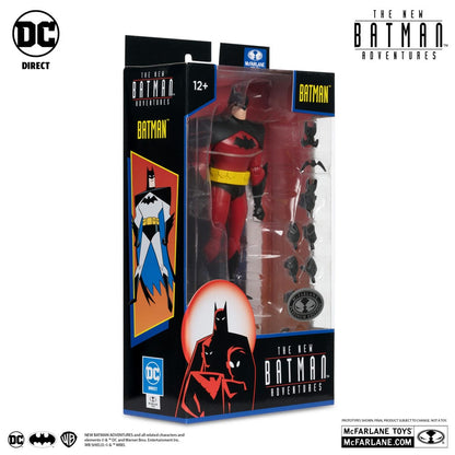 Den nye Batman Adventure DC Direct 1/6 Action Figur Batman (sølv) 15 cm