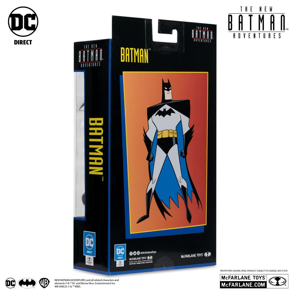 Yeni Batman Macerası DC Direct 1/6 Aksiyon Figürü Batman (Gümüş) 15 cm
