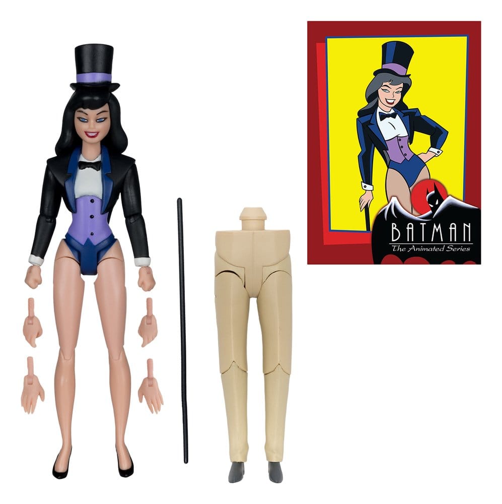 Batman: Animasyon Serisi DC Direct Build-A Aksiyon Figürleri Wave 7 Zatanna 15 cm