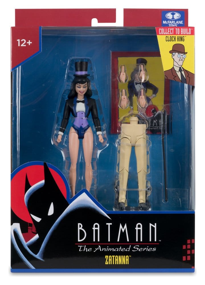 Batman: Animasyon Serisi DC Direct Build-A Aksiyon Figürleri Wave 7 Zatanna 15 cm
