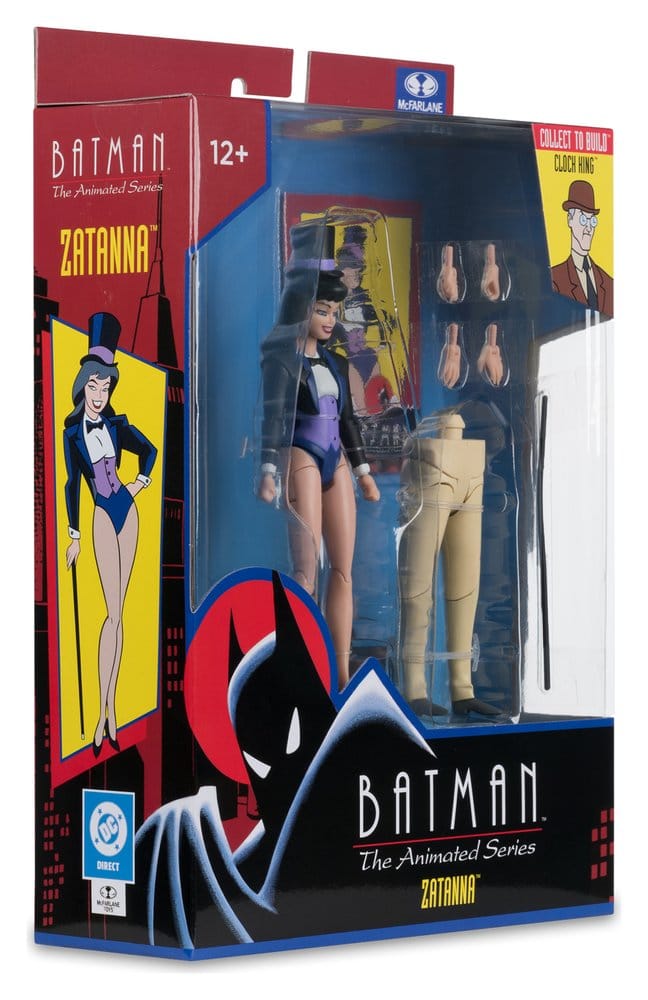 Batman: Animasyon Serisi DC Direct Build-A Aksiyon Figürleri Wave 7 Zatanna 15 cm