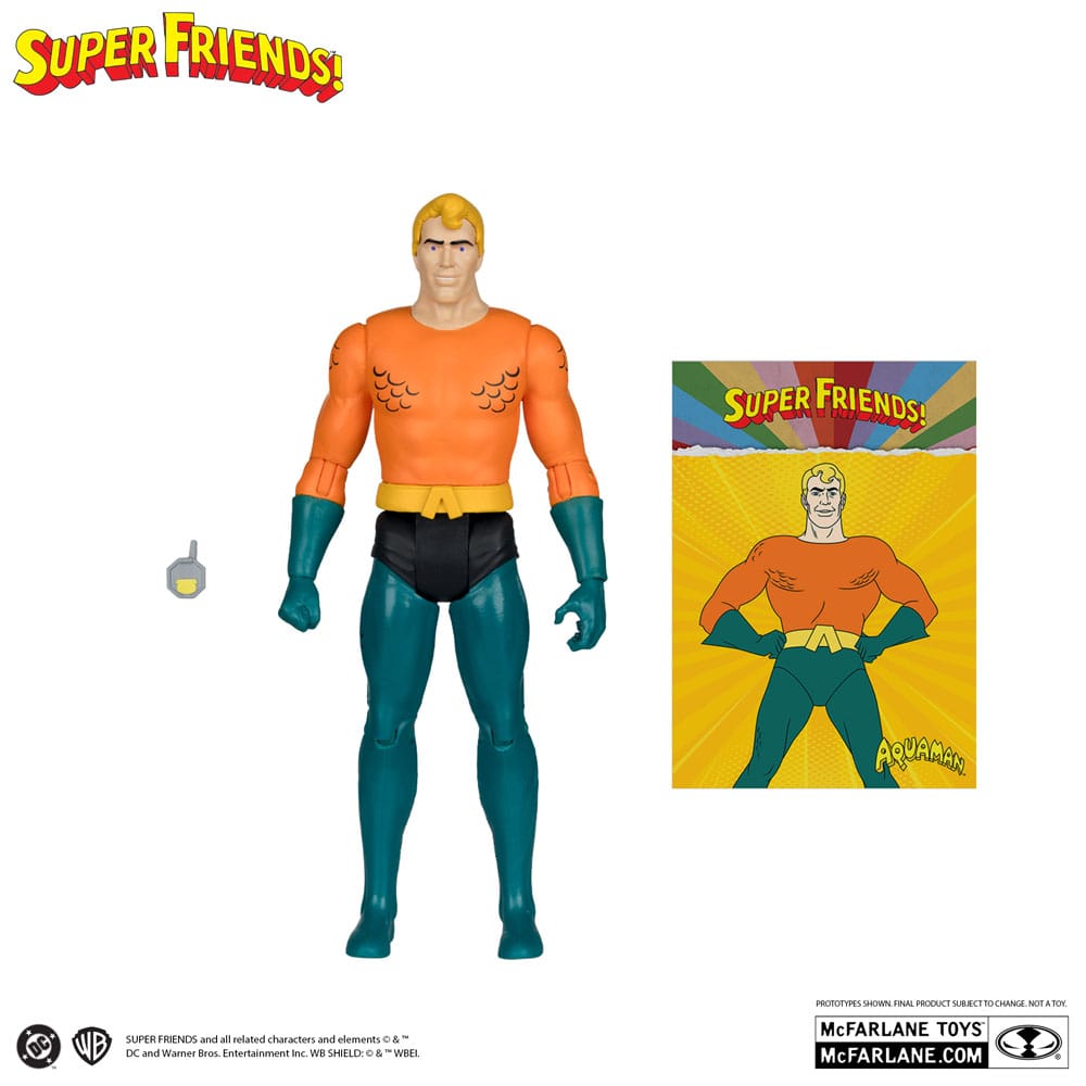 DC Retro Super Friends Action Figur Aquaman 15 cm