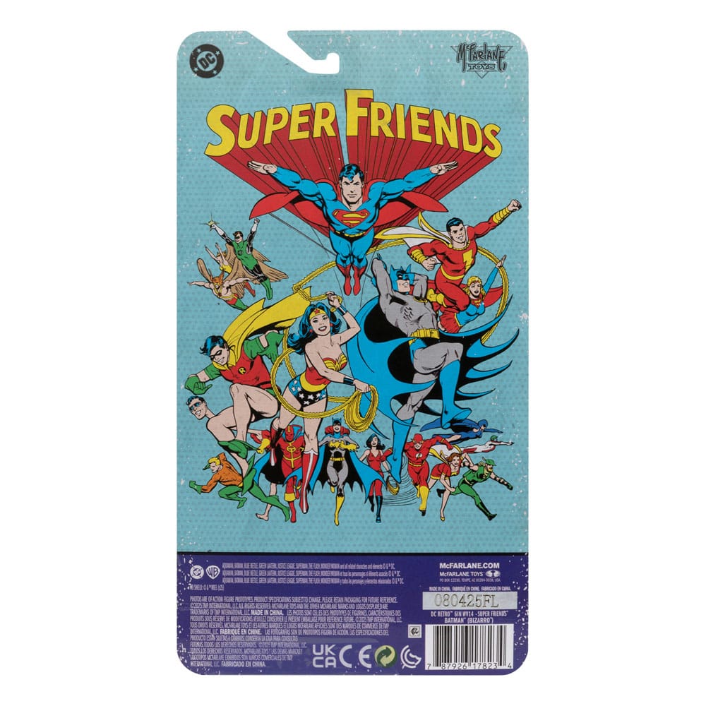 DC Retro Super Friends Action Figur Bizarro Batman 15 cm