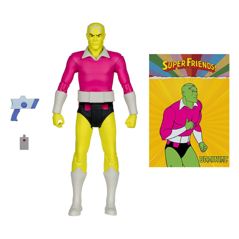 DC Retro Super Friends Actiefiguur Brainiac 15 cm