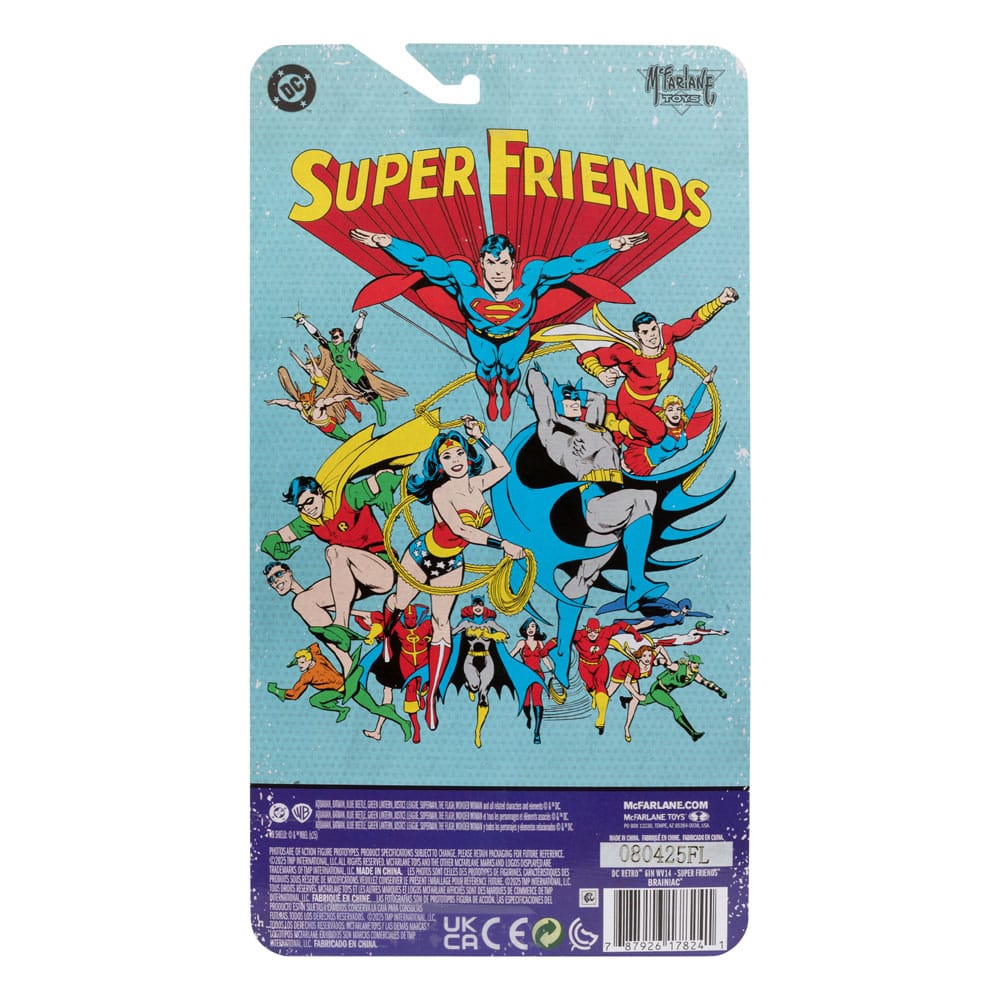 DC Retro Super Friends Actiefiguur Brainiac 15 cm