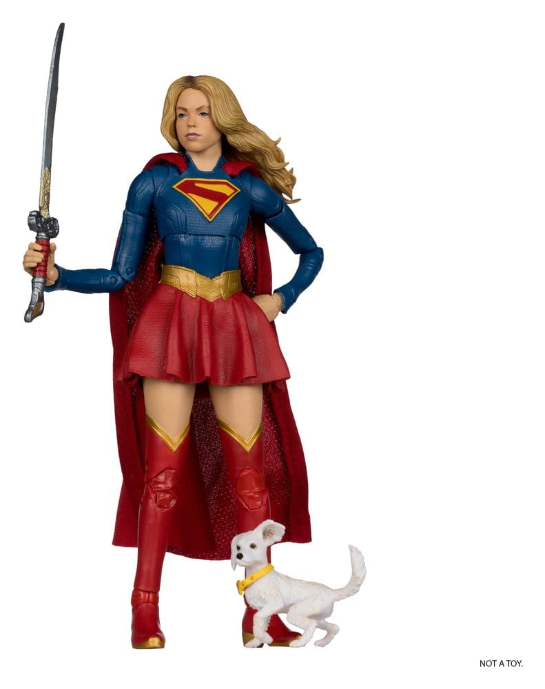 Supergirl (2026) DC Theatrical Deluxe Edition Action Figure Supergirl e Baby Krypto 17 cm