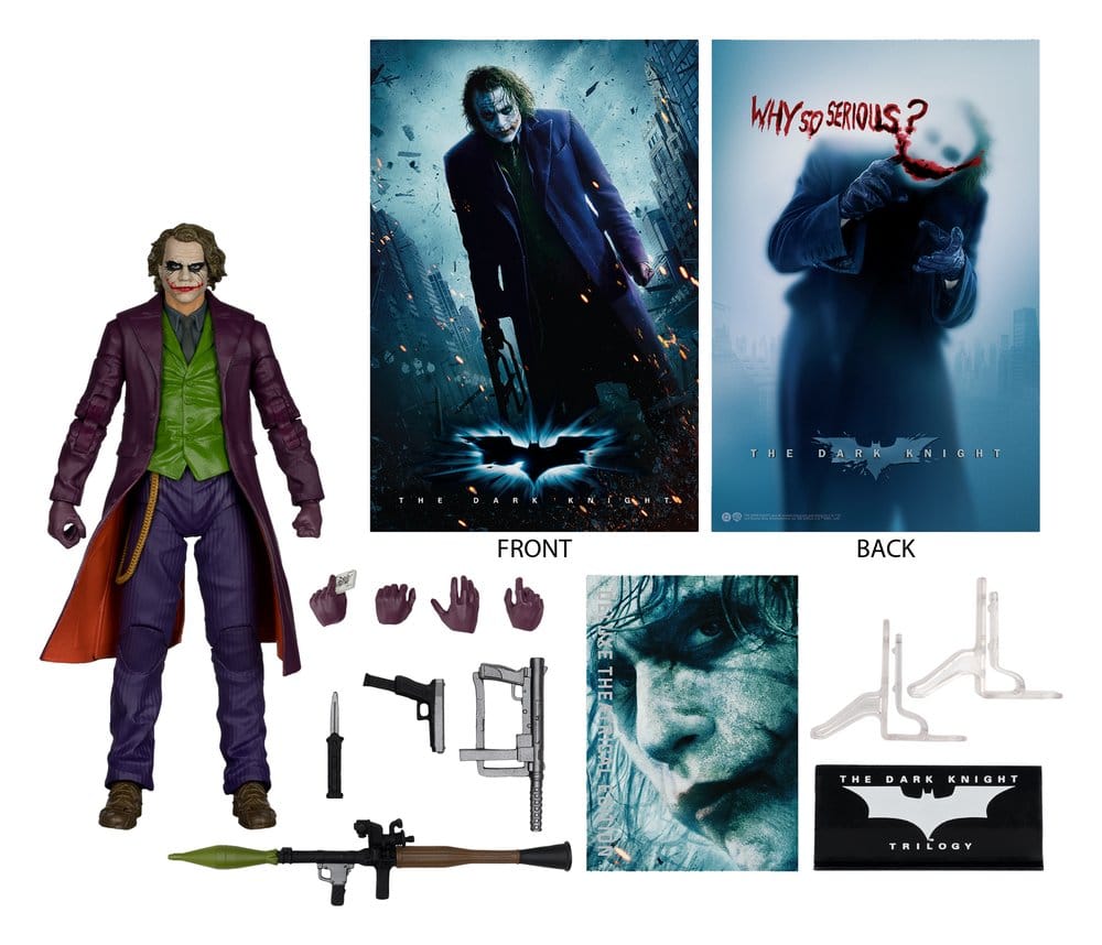 The Dark Knight DC Multiverse Deluxe Theatrical Edition Actiefiguur Joker 18 cm
