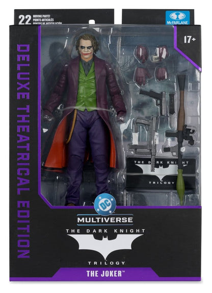 The Dark Knight DC Multiverse Deluxe Theatrical Edition Actiefiguur Joker 18 cm