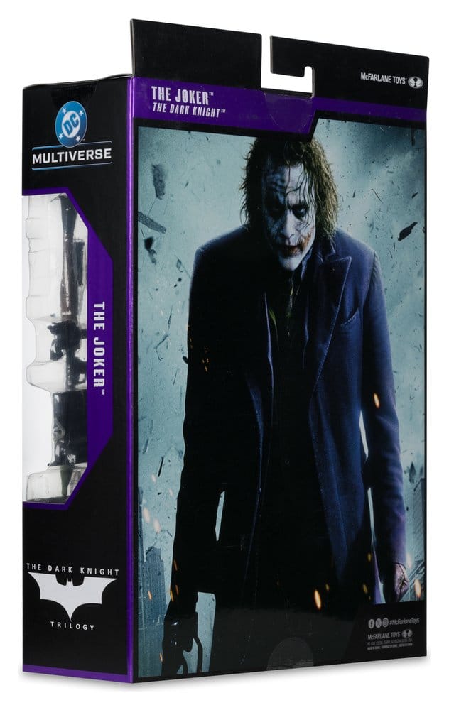 The Dark Knight DC Multiverse Deluxe Theatrical Edition Actiefiguur Joker 18 cm