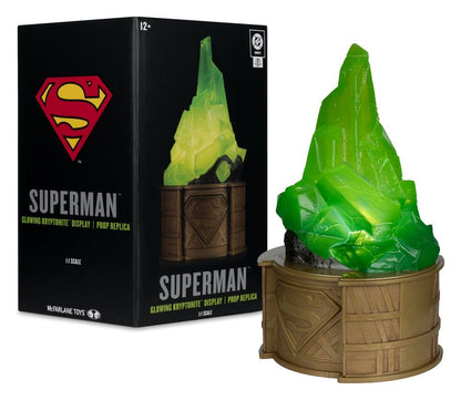 Superman DC Direct Replica 1/1 Kryptonite Display (Guld Label) 18 cm